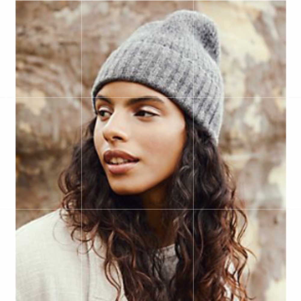 Free People Winnie waffle cuff beanie